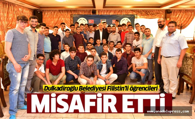 Dulkadiroğlu Belediyesi Filistin’li öğrencileri misafir etti