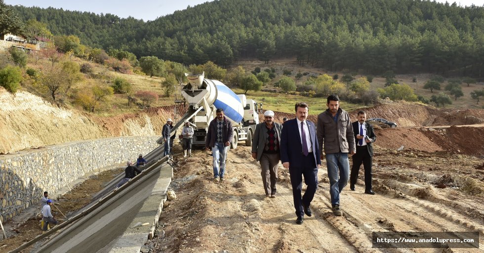 Başkan Erkoç Kuşaklama Kanalını İnceledi