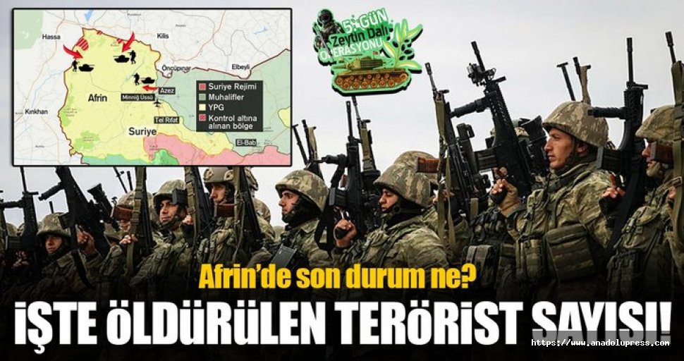 Afrin’de son durum!