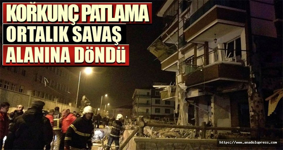 Kırıkkale'de korkunç patlama: 2'si ağır, 10 yaralı