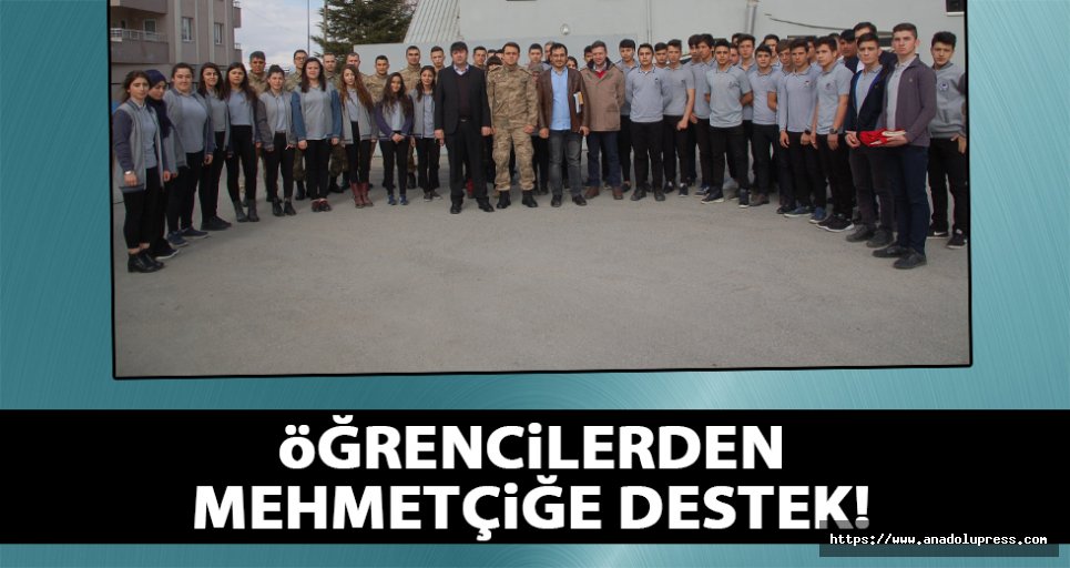 Öğrencilerden Mehmetçik vakfına destek!
