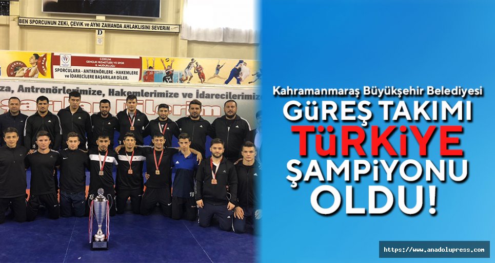 Büyükşehir Güreş Takımı Türkiye Şampiyonu
