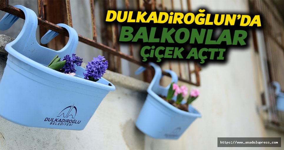 Dulkadiroğlu’nda Balkonlar Çiçek Açtı