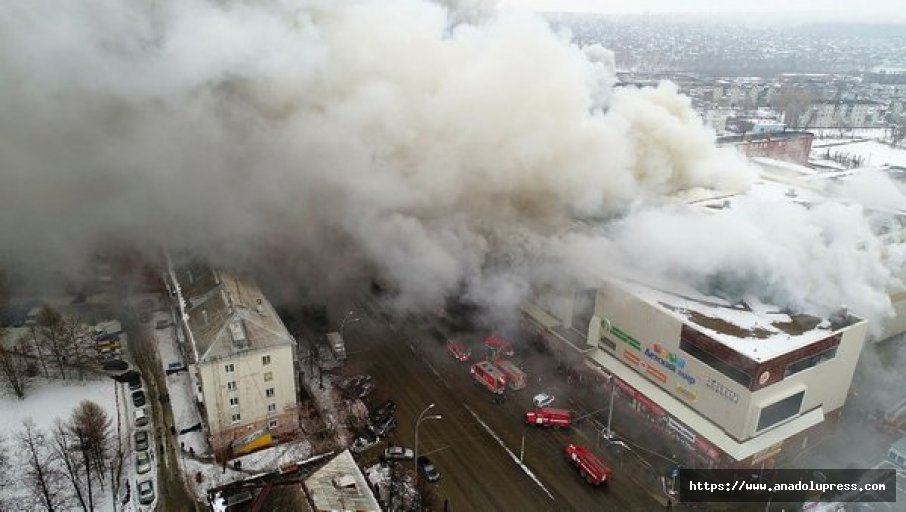 Rusya’da AVM'de yangın