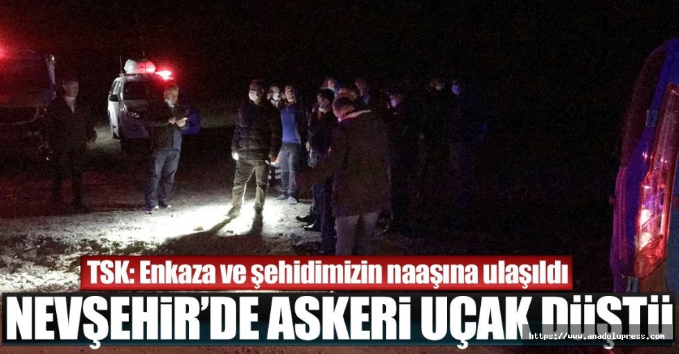 Son dakika: Nevşehir'de askeri uçakdüştü