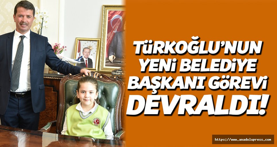 Türkoğlu’nun yeni belediye başkanı görevi devraldı! 