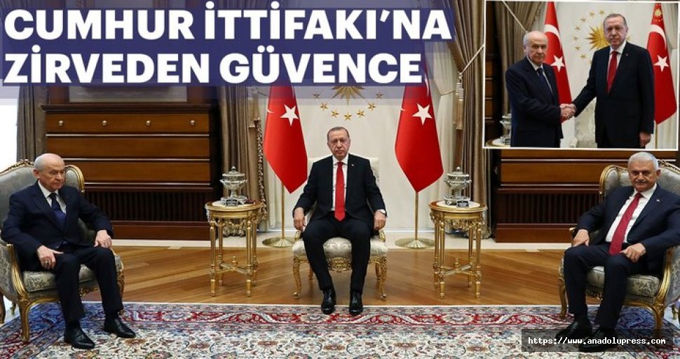 Cumhur İttifakı’na Erdoğan-Bahçeli Zirvesinden Güvence