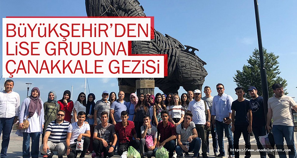Büyükşehir’den Lise Grubuna Çanakkale Gezisi
