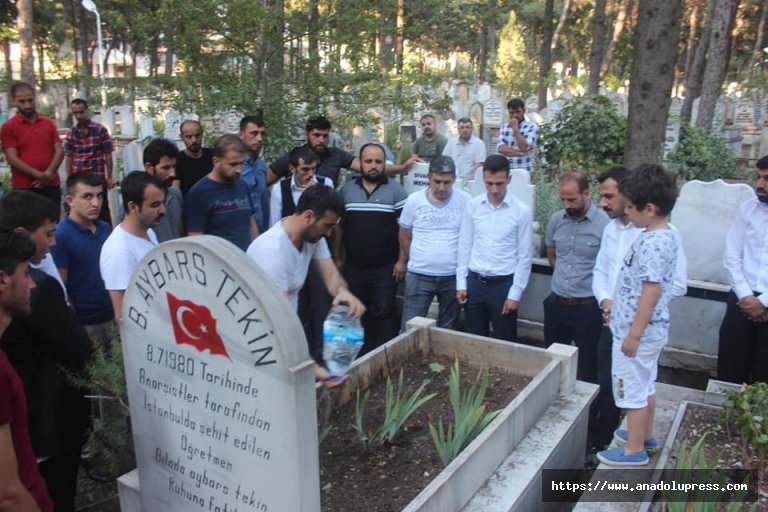 Ülkücü şehit Bleda Aybars tekin vefatının yıldönümünde mezarı başında anıldı!