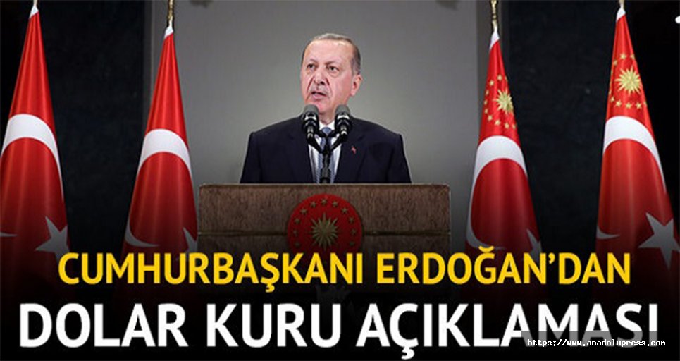 Cumhurbaşkanı Erdoğan’dan Dolar Açıklaması: Onların Doları Varsa Bizim De Halkımız Var