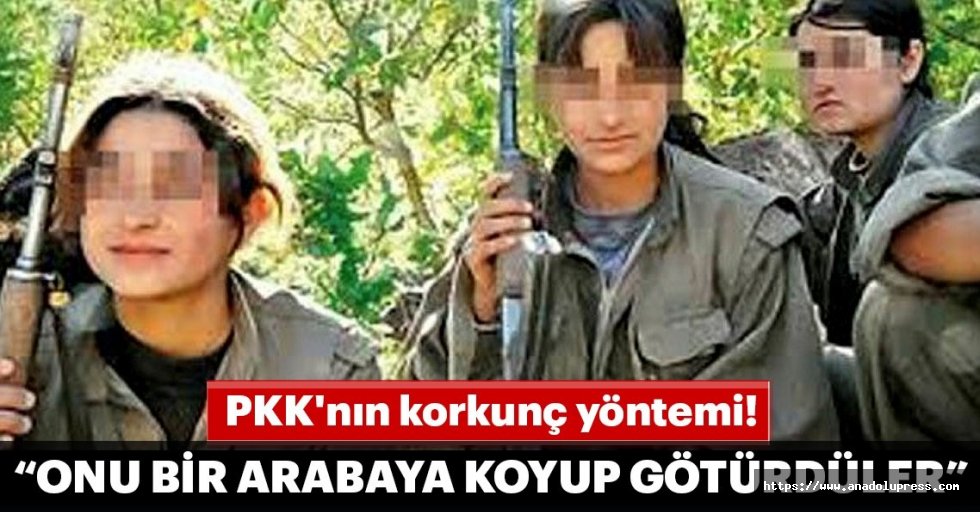 PKK'nın korkunç yöntemi!