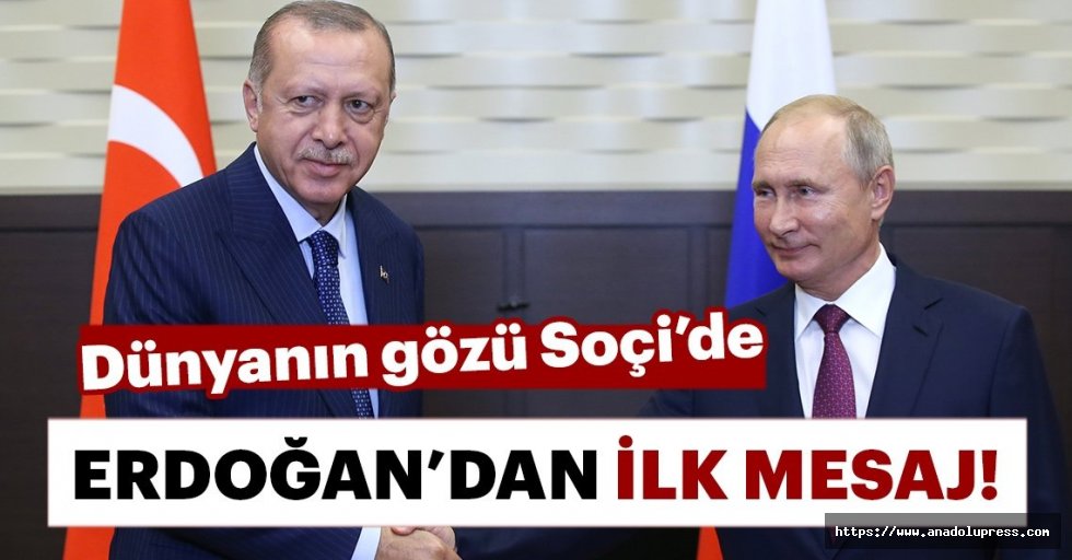 Cumhurbaşkanı Erdoğan Soçi'ye gitti