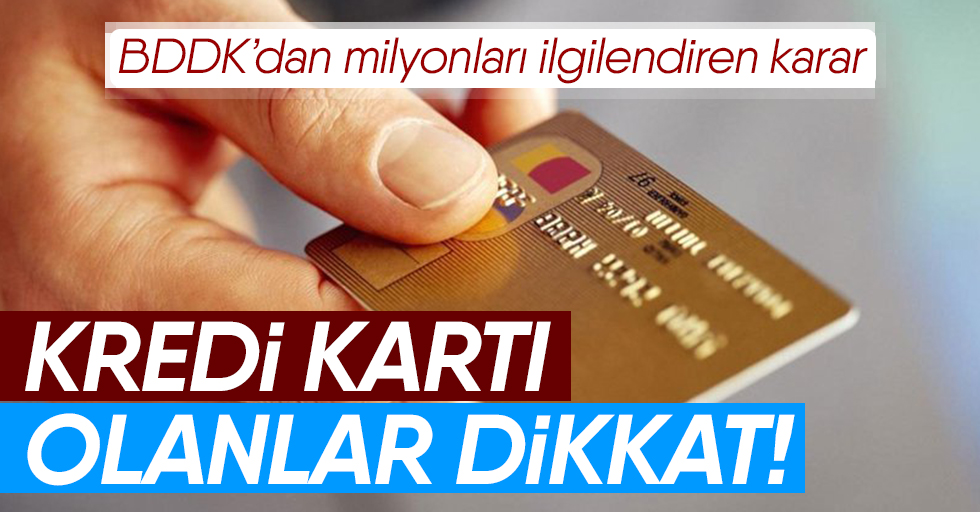 BDDK'dan tüketici kredileri için yeni vade