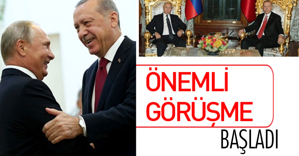Kritik zirve öncesi Başkan Erdoğan Putin ile görüştü