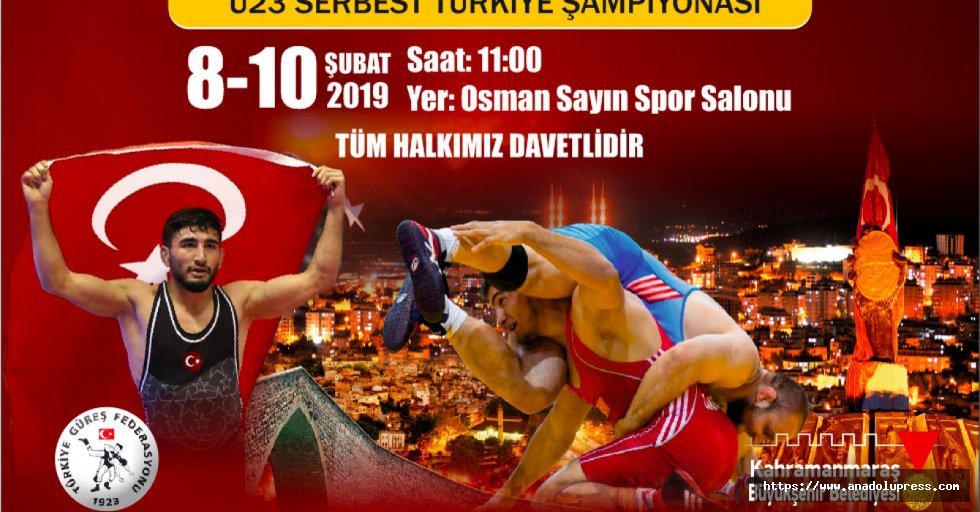 U23 Serbest Türkiye Şampiyonası Kahramanmaraş’ta