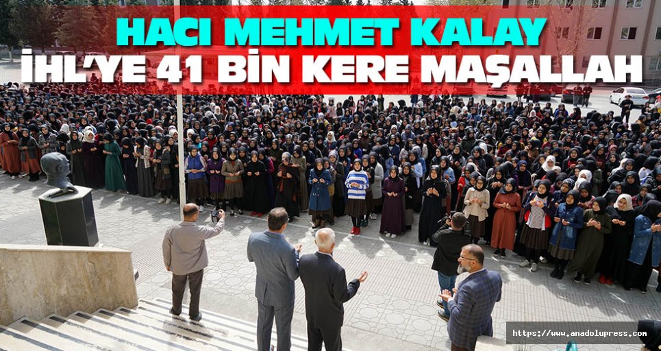Hacı Mehmet Kalay İHL’ye 41 Bin Kere Maşallah