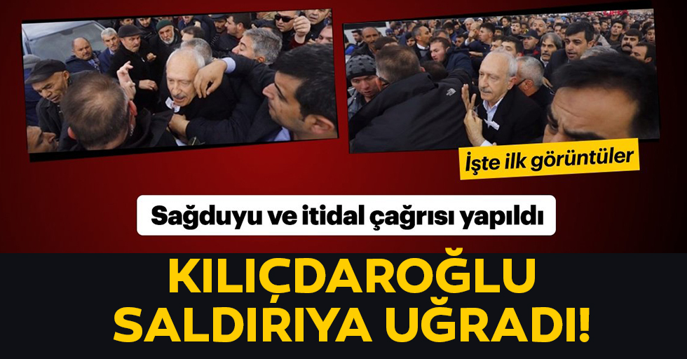 Kılıçdaroğlu şehit cenazesinde saldırıya uğradı!