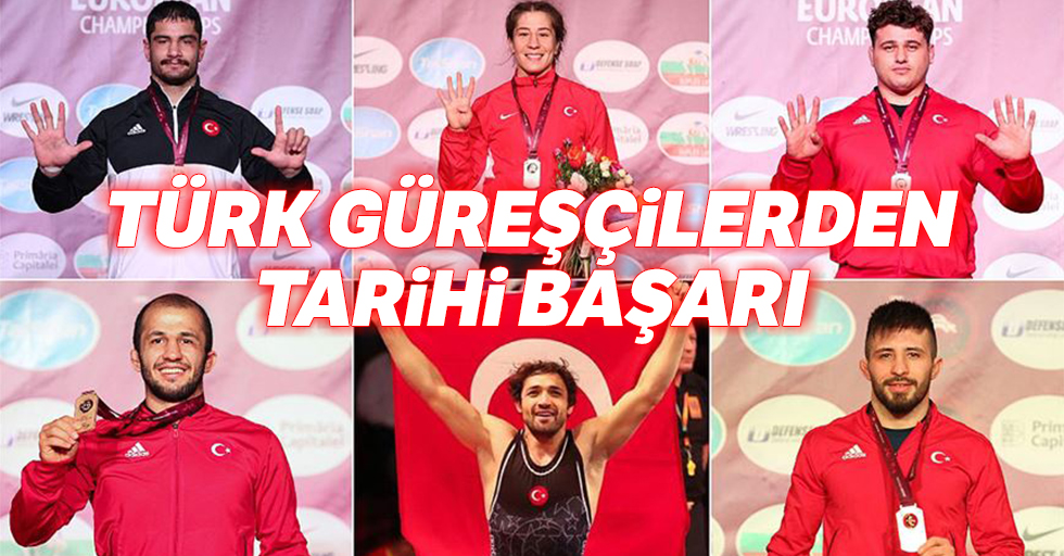 Türk güreşçilerden tarihi başarı