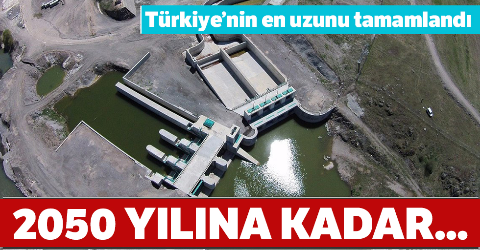 Türkiye'nin en uzun içme suyu tüneli 'Gerede' tamamlandı