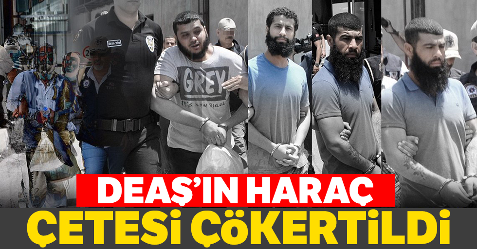 Adana'da DEAŞ haraç çetesi şüphelisi 17 kişi adliyede