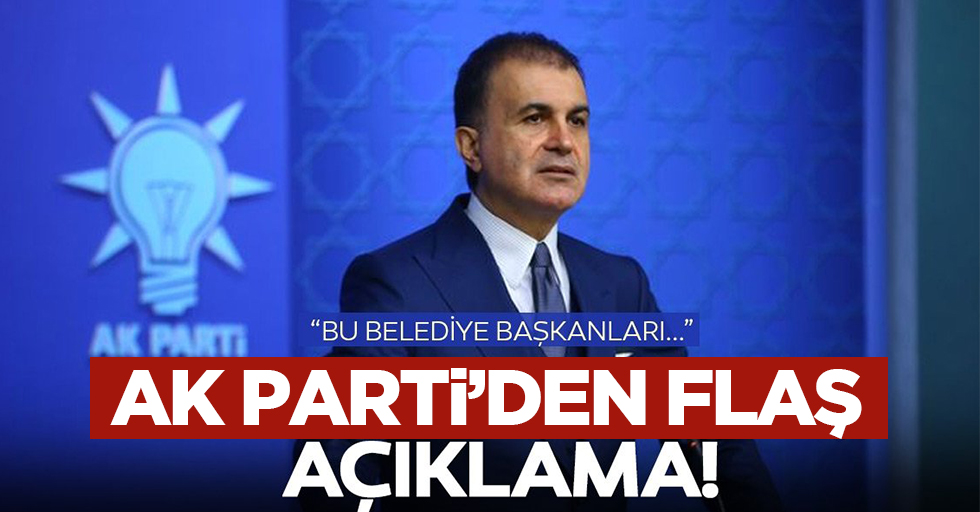 AK Parti'den flaş açıklama!