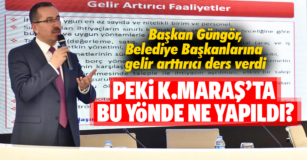 Belediye başkanlarına ders veren Güngör Büyükşehir  Belediyesinde hangi adımları attı!