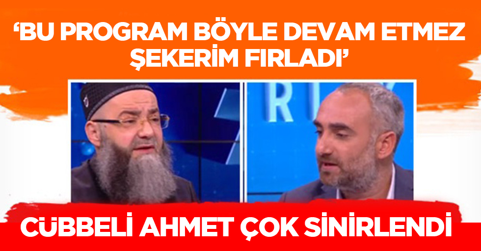 Canlı yayında Cübbeli Ahmet ile İsmail Saymaz arasında gerginlik!