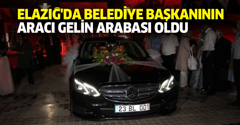 Elazığ'da Belediye Başkanının Aracı Gelin Arabası Oldu