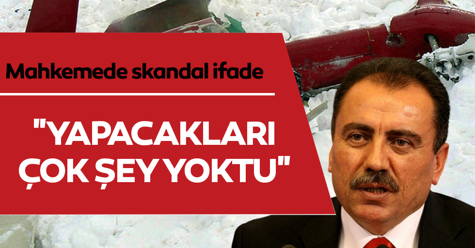 Muhsin Yazıcıoğlu davasında skandal ifade!