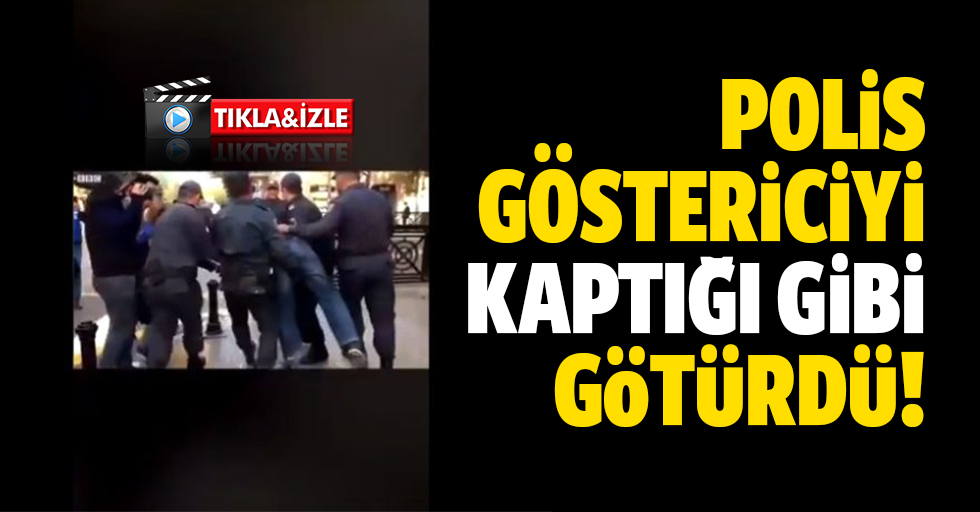 Yolsuzluk protestosunda röportaj veren eylemcinin gözaltına alınma anı, sosyal medyada gündem oldu