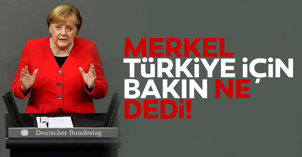 Merkel'den flaş açıklama!