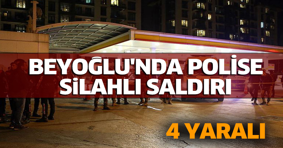 Beyoğlu'nda Polise Silahlı Saldırı