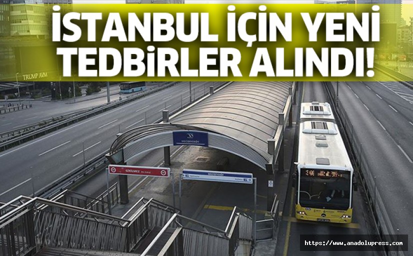 İstanbul'da toplu taşıma araçlarında sosyal mesafenin korunmasına yönelik yeni tedbirler alındı