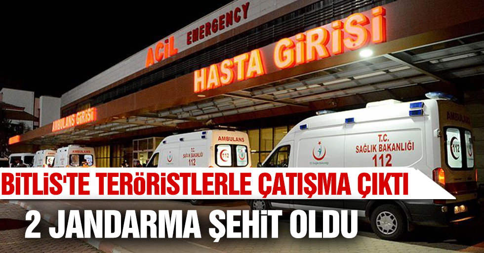 Bitlis'te Teröristlerle Çıkan Çatışmada 2 Jandarma Şehit Oldu