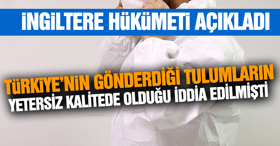 “Türk yetkililerin temin ettiği 68 bin tulumun tamamı kalite testlerini geçti”