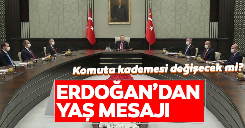 Başkan Erdoğan'dan YAŞ mesajı