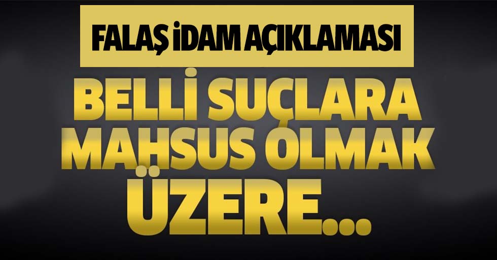 TBMM Başkanı Mustafa Şentop'tan flaş idam cezası açıklaması