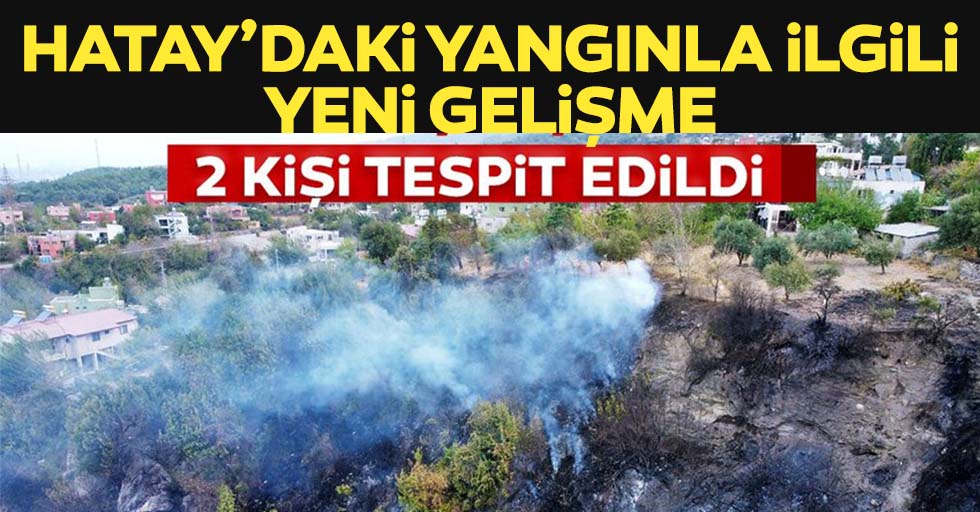 Bakan Pakdemirli'den Hatay'daki orman yangınına ilişkin açıklama!