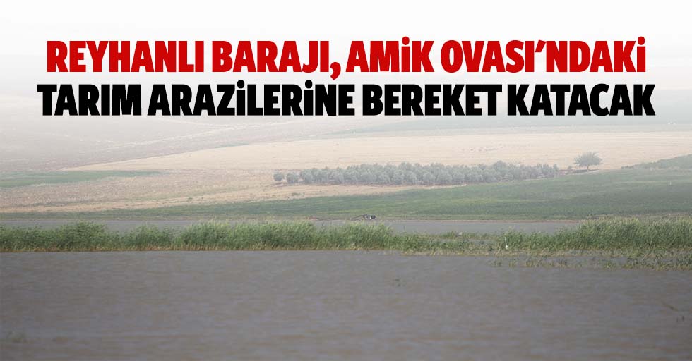 Reyhanlı barajı, Amik ovası'ndaki tarım arazilerine bereket katacak