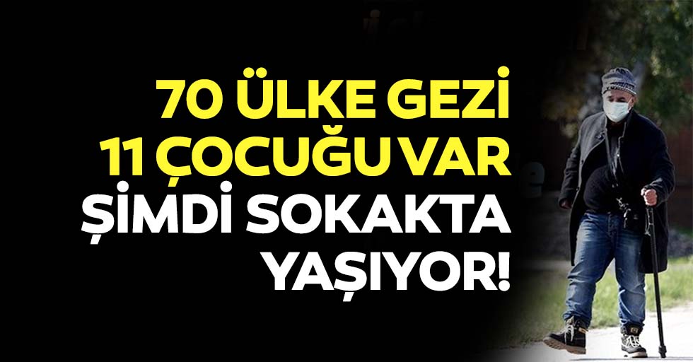 Farklı ülkelerde 11 çocuğu olan 10 dil bilen 58 yaşındaki Aykan Gözeri Bursa'da sokakta yaşıyor
