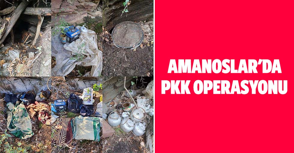 Amanoslar'da PKK operasyonu