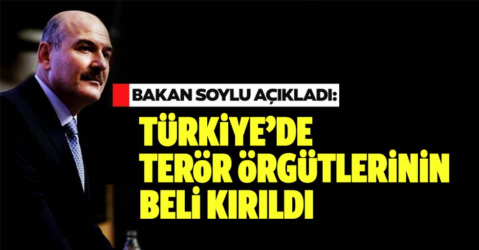 Türkiye’de terör örgütlerinin beli kırıldı