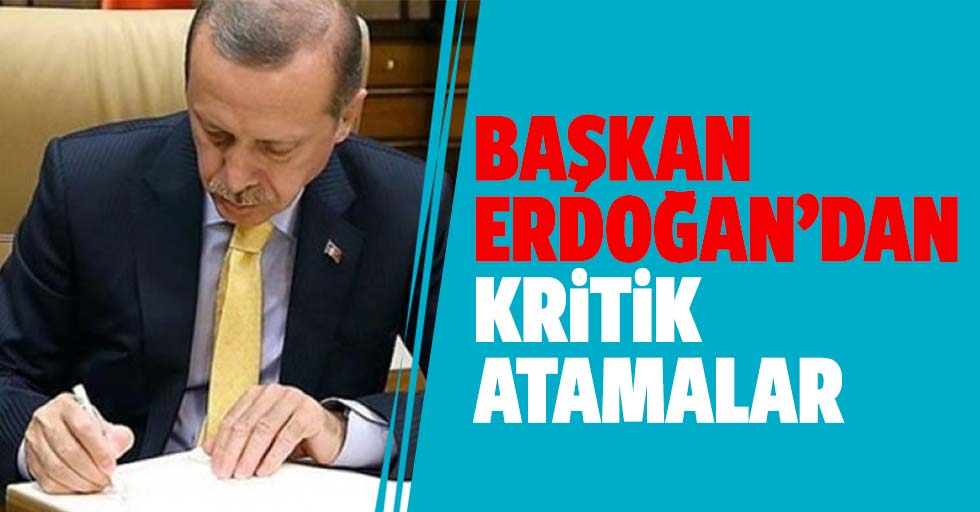 Başkan Erdoğan imzaladı! Atama kararları Resmi Gazete'de