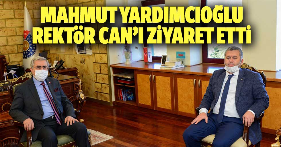 Mahmut Yardımcıoğlu, Rektör Can’ı Ziyaret Etti