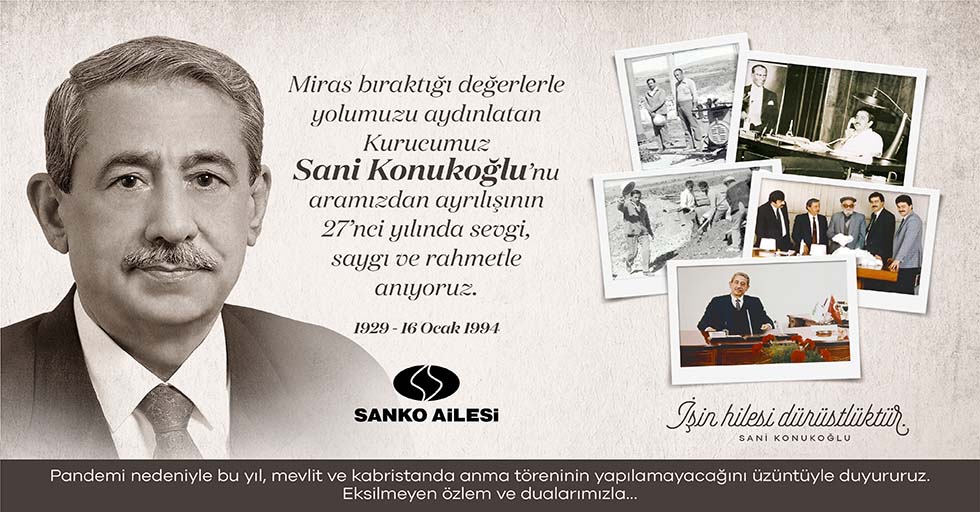 Sani Konukoğlu, vefatının 27'nci yılında anılıyor