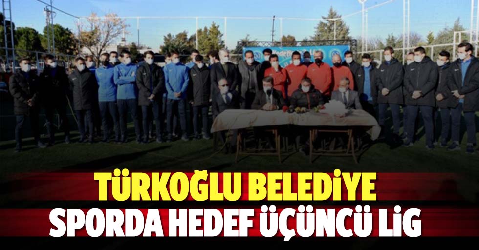 Türkoğlu Belediye Sporda hedef 3.lig