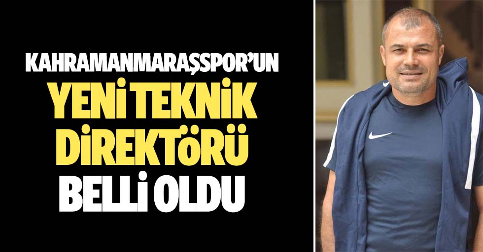 Kahramanmaraşspor’un yeni teknik direktörü belli oldu