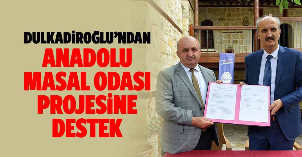 Dulkadiroğlu’ndan Anadolu Masal Odası Projesine Destek