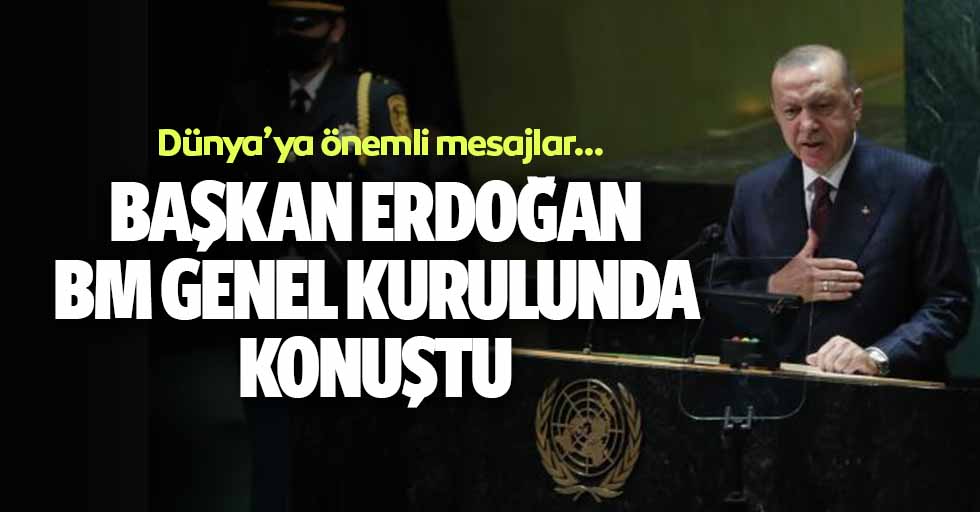 Başkan Erdoğan BM Genel Kurulunda Konuştu