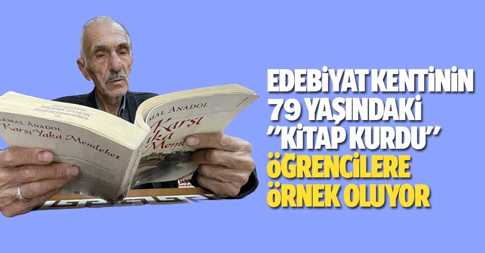 Edebiyat Kentinin 79 Yaşındaki "Kitap Kurdu" Öğrencilere Örnek Oluyor